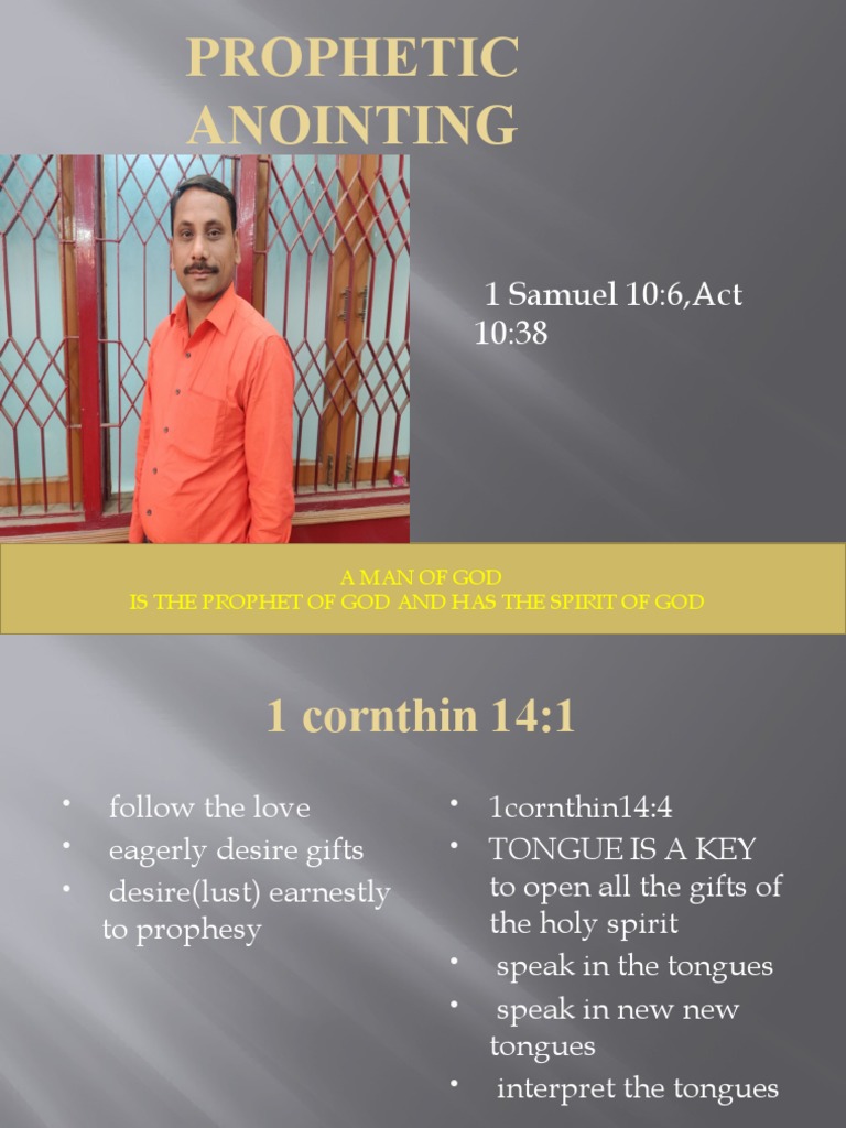 Prophetic Anointing Pdf