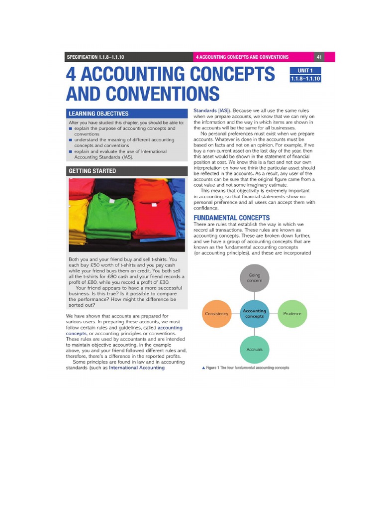 Accounting Concepts and Conventions | PDF