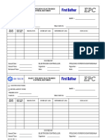 Daily Welding Electrodes Control Records: Construction Work Miscellaneous Work