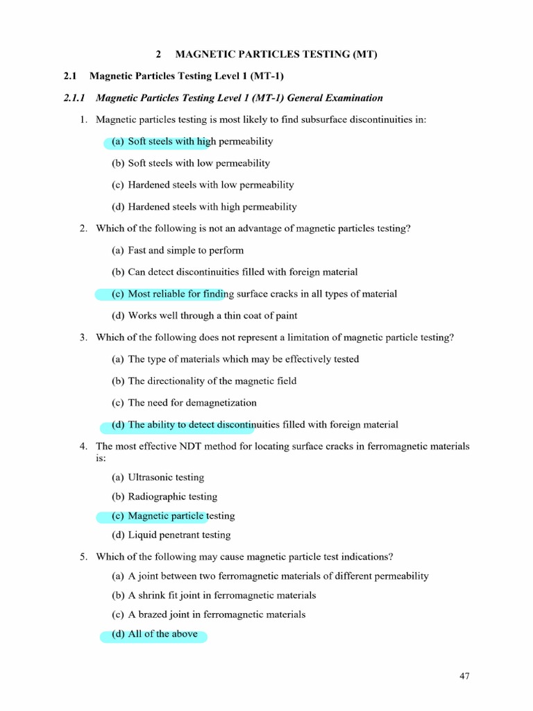 Particle Testing 1 PDF
