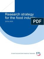 Research Strategy For The Food Industry