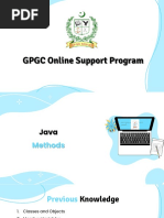 GPGC Online Support Program