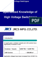 Specialized Knowledge of High Voltage Switchgear