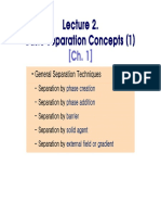 Basic Separation Concepts