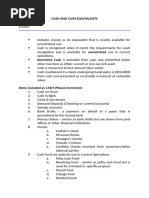 Cash and Cash Equivalents