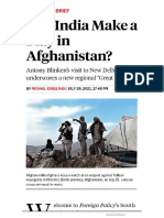 India in Afghanistan