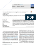 Paper - Effects of Corporate Social Responsibility Towards Stakeholders and Environmental Management On Responsible Innovation and Competitiveness