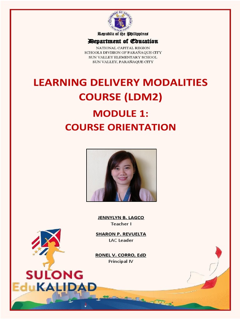 Learning Delivery Modalities Course (Ldm2) | PDF | Learning | Teachers