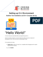 "Hello World!": Setting Up C++ Environment