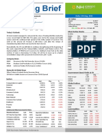 Morning Brief: JCI Index JCI Movement