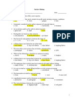 Board Exam Review Surface Mining