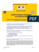 Cerfa CR Utilisation Des Subventions