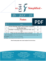 Daily News Simplified - DNS Notes: 25 July 21