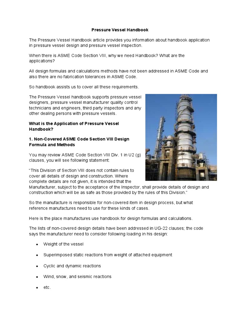 Pressure Vessel Handbook | PDF | Engineering Tolerance | Design