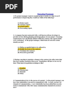 Executing Processes