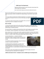 ASME Impact Test Requirement