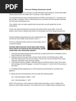 Hydrostatic Pressure Test Safety Checklist | PDF | Valve | Pressure ...