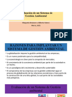 Evaluacion Del Sistema de Gestión Ambiental GG 0321