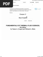 Chapter 11 Heat Transfer FUNDAMENTALS OF THERMAL-FLUID SCIENCES - 5th Edition by Yunus A - Çengel and Michael A - Boles