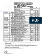 20 Lagos 2020 Ssce e Ds Timetable