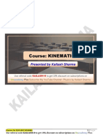 Sheet Kinematics Student Copy With Ans