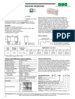 Lf2 Series: Failsafe Fusible Wirewound Resistors