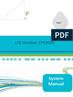 LTE Outdoor CPE9000: System Manual