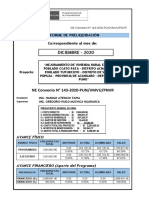 Caratulas y Plantillas de Inf. de Pre Liquidacion Ne 143-2