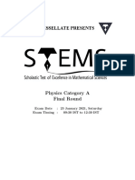 Stems Phy A Final