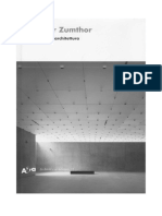 Zumthor_Pensare architettura