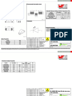 A Dimensions: (MM) B Recommended Land Pattern: (MM)