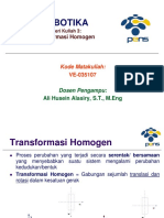 Pertemuan 3 - Transformasi Homogen