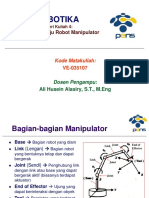 Pertemuan 4 - Kinematika Maju Robot Manipulator