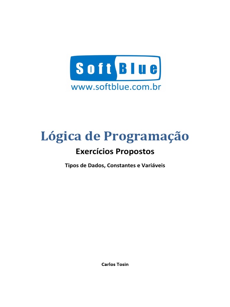 Exercícios de Lógica de Programação | PDF | Carreira e Crescimento ...