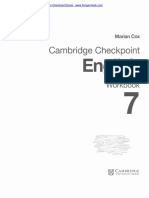 Cambridge Checkpoint English 7
