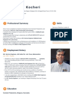 P Remanand Kocheri: Professional Summary Skills