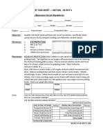 Natef Task Sheet - Section A6 A9 P-1 A6 A9: Check Electrical/Electronic Circuit Waveforms