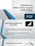 Peramalan Atau Forecasting Dalam Manajemen