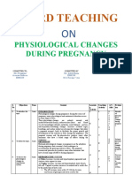 PHYSIOLOGICAL CHANGES DURING PREGNANCY