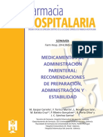 Separata Medicamentos de Administracion Parenteral. Recomendaciones