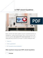 PDF'ye, Dönüstür