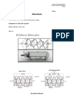 Experiment No.10 Ribbon Blender
