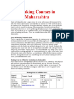 Banking Courses in Maharashtra