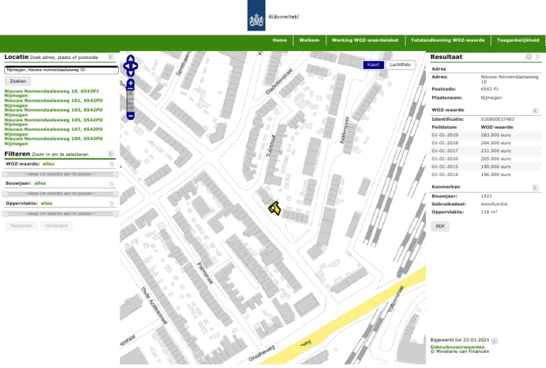 WOZ Waardeloket PDF