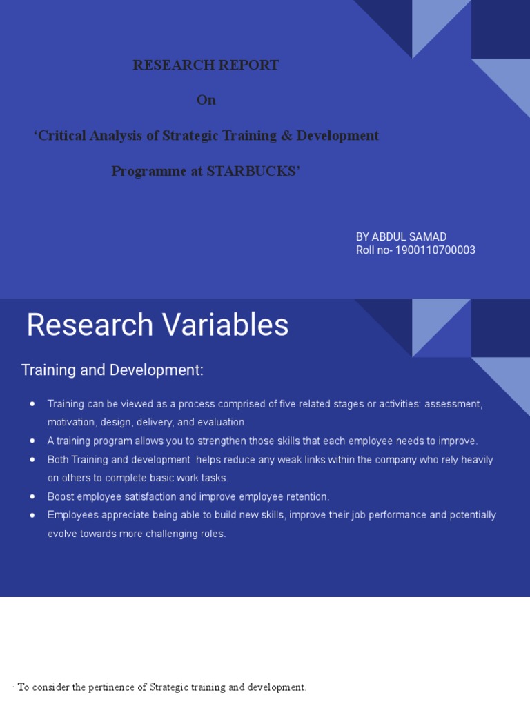 Starbucks Employee Training Analysis | PDF | Critical Thinking | Employment