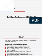 3.0 Roof: Building Technology (EG 626 CE)