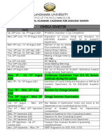 Abridged Academic Calendar For Omega Semester 2020-2021 02