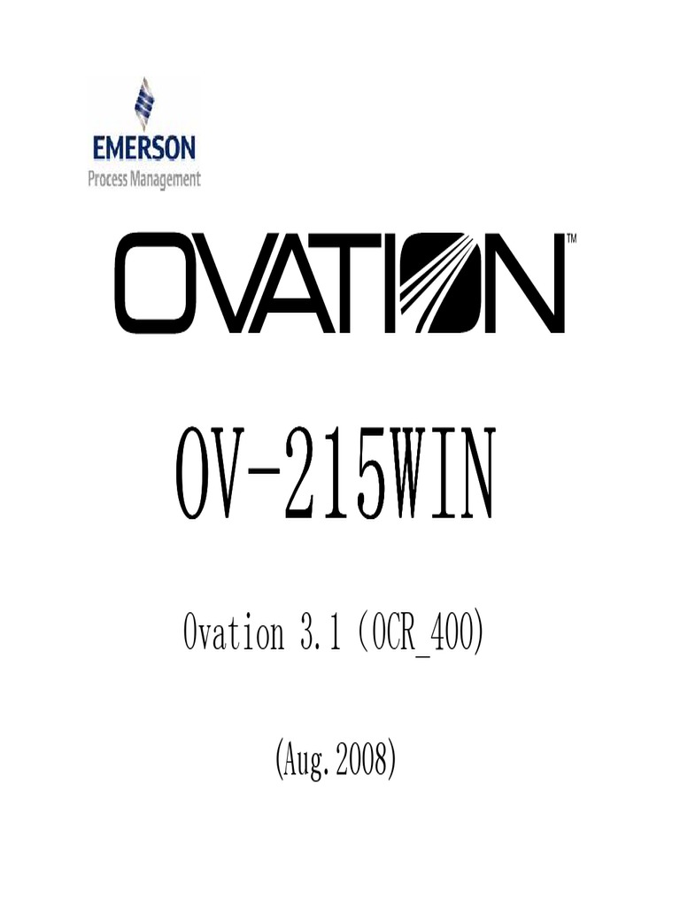 Ovation DCS System Overview Guide | PDF | Programmable Logic Controller ...