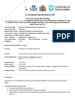 Ain Shams University Faculty of Engineering: Course Assessment Specification (CAS)