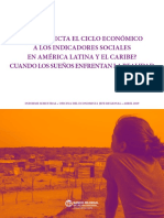 Banco Mundial (2019) Ciclo econÃ³mico e indicadores sociales